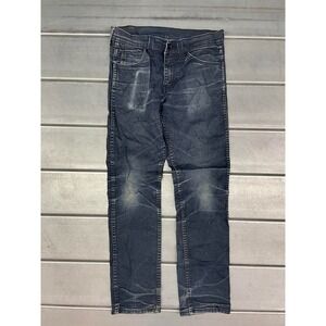 Levis 511 Jeans Mens 29X30 Blue Dark Wash Denim Straight Leg